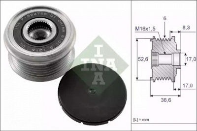 WILMINK GROUP wg1253712 -  Механизм свободного хода генератора